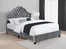 Tovfurniture, bed, linen, floor lamp, table, mirror, carpet, bollard, lamp, set, book, picture download nitroflare. Abbeville Grey Velvet Upholstered Bed By Coaster 315891q