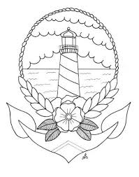 Black And White Lighthouse Tattoo Designs Your Place To Buy And Sell All Things Handmade Lighthouse Tattoo Tattoos Traditional Lighthouse Tattoo