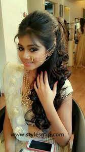 Flattering hairstyles by face shape. Beautiful Latest Eid Hairstyles Collection 2020 2021 For Women Traditional Hairstyle Indian Hairstyles Indian Wedding Hairstyles