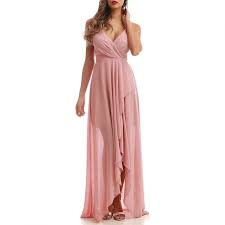 Robe De Soiree Longue Vieux Rose
