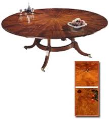 What i'm lookin for is a center piece to put on the dining room table! Round To Round Extending Mahogany Dining Table Wood And Hogan