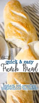 Quick Easy French Bread Has The Classic Chewy Outer Crust With A Soft Chewy Inside Thanks T Easy Bread Recipes Easy French Bread Recipe French Bread Recipe