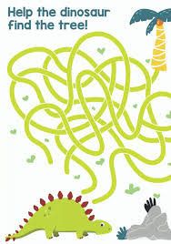 Each puzzle starts the ship in a different location. Free Pintable Dinosaur Mazes That Kids Will Love