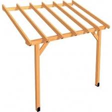 Carport En Bois A Adosser Protek Abs2020 Jardipolys Appenti Bois Pergola Bois Auvent Bois