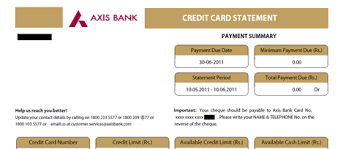How To Open Axis Bank Credit Card Statement Which Is
