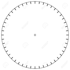 Blank Polar Graph Paper Protractor Pie Chart Vector