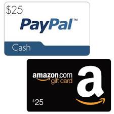 Can you pay paypal with amazon? Free 25 Amazon Or Paypal Gift Card Freebies In Your Mail
