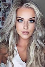 30 Fabulous Hairstyles For Long Faces Ash Blonde Hair Colour Platinum Blonde Hair Color Long Hair Color