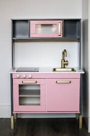 I started with the oven door, microwave door, the faucet, the sink and the handles. Ikea Duktig Play Kitchen Makeover Your Beauty