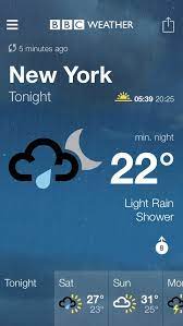 A little more snow, ice is coming in the next three days. Bbc Weather Forecast For New York United States Tonight Light Rain Shower Min 22 C Wind 8mph S Http Www Bbc Co Rain Shower Bbc Weather Weather Forecast