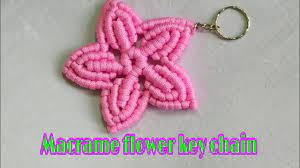 Download How To Make Macrame Flower Star Design Keychain Youtube