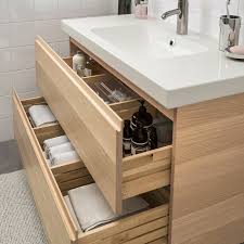Dans l'univers du meuble salle de bain, le meuble vasque fait partie des incontournables pour aménager son intérieur. Godmorgon Odensvik Mobilier Salle De Bain 4 Pieces Effet Chene Blanc Hi Dalskar Mitigeur Lavabo 103 Cm Ikea