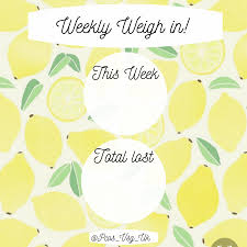 Pin On Summer Weekly Weigh In Templates