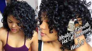Curly Hair Moisture Growth Hot Oil Treatment Styling Youtube