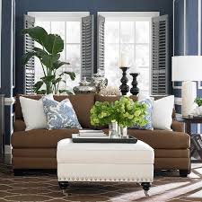 Get Inspired With Living Roomideas And Photos For Your Home Refresh Or Remodel Livingroomide Navy And White Living Room Brown Living Room Coastal Living Rooms
