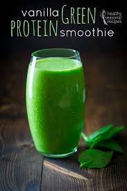 Good morning, today i am heading to the gym in early afternoon. Vanilla Green Protein Smoothie Healthy Seasonal Recipes