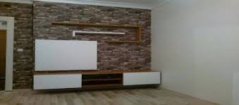 Beyaz Bambu Tv Unitesi Bambu Dolaplar Tv Unitesi
