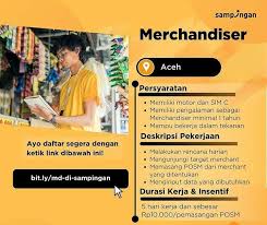 Jika itu masalahnya, melakukan beberapa pertunjukan sampingan adalah cara yang baik untuk melihat. Lowongan Kerja Sampingan Merchandiser Aceh Karir Aceh