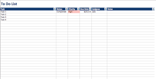 Free To Do List Templates In Excel