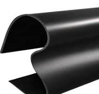 Industrial Conductive Silicone Rubber Sheet Black Smooth Surface with Elastic Thickness 3mm-10mm