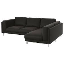 Ikea Nockeby Loveseat Sofa Mit Chaise Right Cover Schonbezug Teno Dark Grey Neu In 2020 Ikea Love Seat Chaise Longue