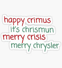 Sticker Merry Chrysler Know Your Meme