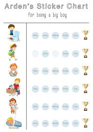 Sticker charts are best used with mini stickers. Daily Routine Sticker Chart Free Printable I Am Tarryn Donaldson