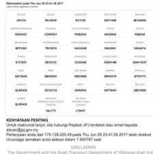 Jpj running car plate number is collection that does not fall under category golden number, attractive number, and popular number. Nombor Pendaftaran Terkini Jpj Vaj Bfp Auto Accessories On Carousell