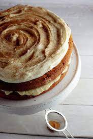 Milk Tart Layer Cake Vanilla Cake With Milk Tart Cream Filling Simply Delicious Recipe Fresh Fruit Recipes Milk Tart Savoury Food