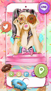 Donut Girl موضوعات خلفيات أيق For Android Apk Download