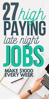 34 Real Part Time Night Or Evening Jobs From Home Make 1000 Week Night Jobs Legit Work From Home Work From Home Careers