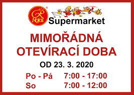 1 2 … 20 následující. Od 23 3 2020 Docasna Uprava Oteviraci Doby Prodej Potravin Alkoholu A Napoju Rojal