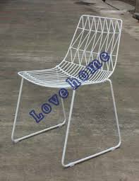 Eames molded fiberglass side chair with seat pad. Metal Leisure Wire Dining Restaurant Furniture Garden Living Room Chairs China Wire Chair Chairs Made In China Com
