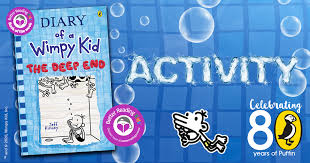 Do you dream of becoming rich & famous like greg? Colouring Fun From The Deep End 15 In The Diary Of A Wimpy Kid Series By Jeff Kinney Better Reading
