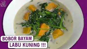 Resep santan pedas labu putih bayam. Resep Bobor Bayam Labu Kuning Youtube
