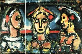 ルオー「トリオ」（アイ・ラブ・サーカス展より） - 足立区綾瀬美術館 annex