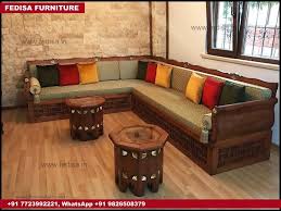 All Indian Home Decor Being Creative With Old Sarees And Turning Them Into Curtains 351280839684 In 2020 Living Room Sofa Design Wooden Sofa Set Wooden Sofa Designs