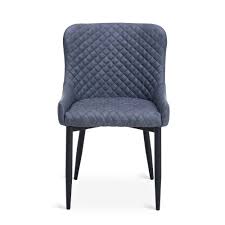 Montreal Set Of 2 Dining Chairs Grey Pu Leather Faux Leather Dining Chairs Grey Dining Chairs Modern Grey Leather Dining Chair