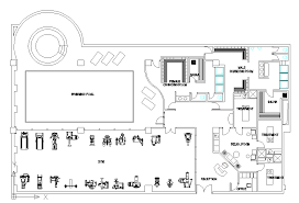 For example, what kind of flooring you install around the gym, where to locate power sources and even where to hang mirrors. Gym Layout Plan Dwg File Cadbull