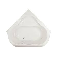 We should take care about our home. American Standard Evolution 77 In X 65 In Corner Everclean Whirlpool Tub With Center Drain In White 6060vc 020 The Home Depot