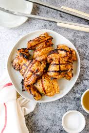 Brush each chicken piece on both sides with the marinade. Grilled Boneless Skinless Chicken Thighs The Culinary Compass