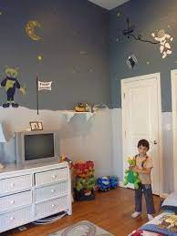 Space Themed Room Brings Out The Astronaut In One Little Boy Space Themed Room Space Themed Bedroom Themed Kids Room