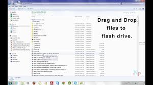 How To Copy Files To A Usb Flash Drive Youtube