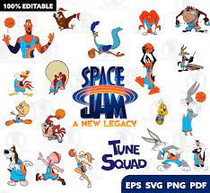 Space Jam 2 Eps Png Pdf Svg Clipart Digital Printable Etsy Space Jam Etsy Printables Clip Art