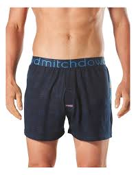 Designed with soft pure cotton for a comfortable fit, this pack of three boxers are complete with a knit. Mitch Dowd Knit Geo Printed Loose Fit Knit Boxer Short Myer