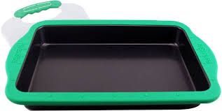 Berghoff Perfect Slice 13x9 Baking Pan With Silicone Sleeve And Slicing Tool Baking Pans Berghoff Cake Pans