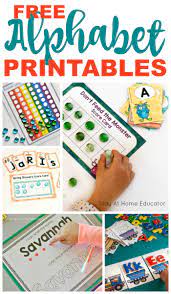 The best part about this is that i have a bunch of free . 9 Free Alphabet Printables For Preschoolers Stay At Home Educator