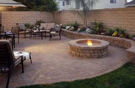 Idea To Incorporate Fire Pit Hardscape Patio Small Backyard Patio Backyard Patio Designs