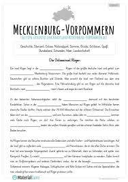 Mecklenburg Vorpommern Materialguru Mecklenburg Vorpommern Mecklenburg Sachunterricht Grundschule