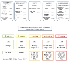 Acr Ti Rads Scoring System Diagram Radiology Case